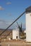 Windmills and the plains of La Mancha, Spain