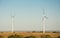 Windmills in a rural area