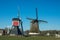 Windmills in a rural landscape