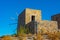 Windmills of Seli Ambelou at Greek island Crete