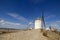 Windmills in Spain, La Mancha, famous Don Quijote