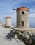 Windmills And St. Nicholas Fortess, Rhodes, Greece 02
