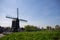 Windmills that still stand on the ramparts of the Dutch city of Heusden