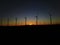 Windmills sunset in spain