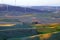 Windmills on the top of the rolling hills of the palouse 2364