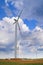 Windmills under dramatic sky