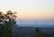 Windmills in a Wind Farm on Hills - An Indian Landscape with Green Landscape in Early Morning