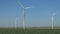 Windmills, Wind Turbines, Green Electricity Industry, Global Energy Crisis, Agriculture Corn, Wheat Field Generator Power