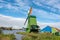 Windmills of Zaanse Schans town in Zaanstad