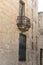 Window and balcony in the old city of Mdina Malta