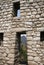 Window and door in Machu-Picchu building