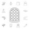 window frame arabic icon. Detailed set of Arab culture icons. Premium graphic design. One of the collection icons for websites, we