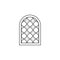 window frame arabic icon. Element of Arab culture icon for mobile concept and web apps. Thin line icon for website design and dev