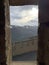 A window in the Hohenzollern Castle showing external walls