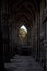 Window in Holyrood Abbey Ruins