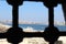 Window inside Citadel of Qaitbay, Egypt.