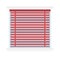 Window jalousie shutter background curtain blinds interior flat vector illustration.