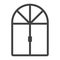 Window line icon, Furniture and interior