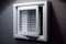 window with louver system that can be opened for ventilation and light