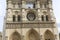 Window of Notre Dame in Paris