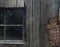 Window in old drover\'s shed