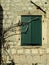 Window, old, stone , house, island, murter, croatia