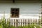 Window of an old wooden house