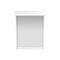 Window with roll up shutters or blinds 3d vector illustration mockup isolated.