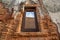 Window of ruin temple, Wat Yai Chom Prasat - Samut Sakhon, Thailand