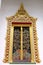 Window of Thai Royal Ordination Hall from Nonthaburi