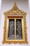 Window of Thai Royal Ordination Hall from Nonthaburi