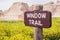 Window Trail Sign | Badlands National Park, South Dakota, USA