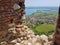 Window View from Devicky Castle Ruins, Czechia