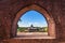 Window view on the Htukkant Thein Temple