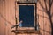 Window and weathered wood