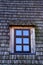 Window and wooden tiles