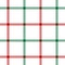 Windowpane pattern Christmas in red, green, white. Herringbone textured seamless tattersall light check plaid graphic for scarf.