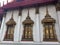 Windows Amarin Temple , Bangkok Thailand