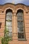 Windows, the architecture of Alexander Nevsky Cathedral. Orthodox Cathedral in the neo-Byzantine style, built in 1899 in the name