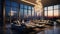 windows blurred luxury condo interior