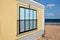 Windows on canvas on the beach