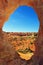 Windows through the hoodoos, Fairyland trail, Bryce Canyon National Park