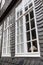 Windows at an old slate house in Monschau, Germany