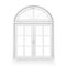 Windows. plastic arch window