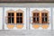 Windows of renaissance house in Zlata koruna