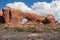 Windows Section Arch in Arches National Park Utah USA