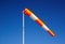 Windsock against clear sky