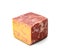 Windsor Red Cheese, Wine Derby Marble Cheese, Marbled Cheddar Aged in Wine Isolated