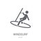 Windsurf icon. Trendy Windsurf logo concept on white background