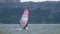 Windsurfer on the lake